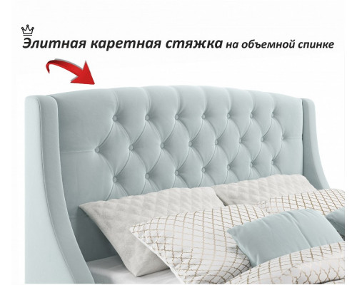 Кровать полутораспальная Stefani 2000x1400 с ПМ