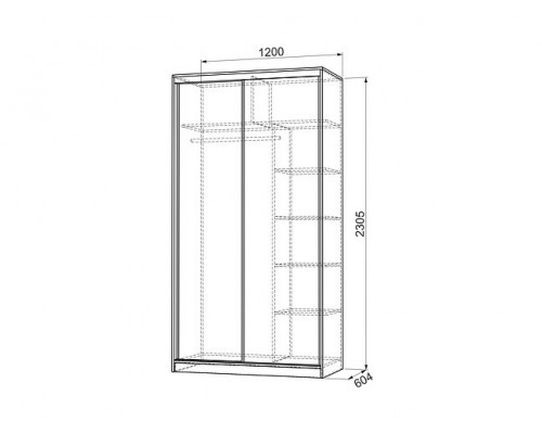 Шкаф-купе Рио 7-600 27