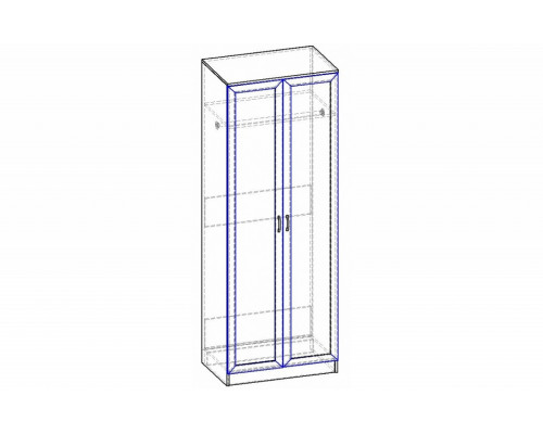 Шкаф платяной Горизонт-Р ШР.020.800-05