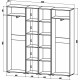Шкаф платяной Тунис-10