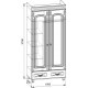 Шкаф платяной Элизабет ЭМ-6