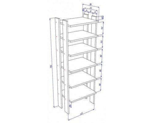 Стеллаж для обуви Cross СТЕЛ1
