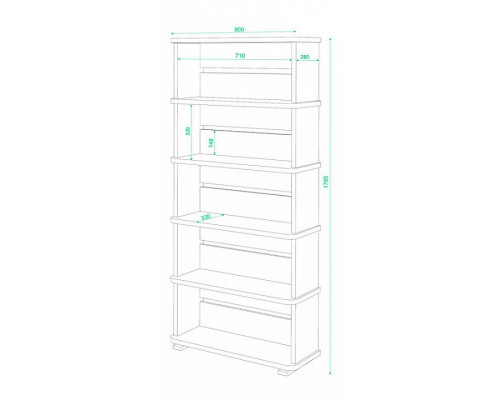 Стеллаж Домино СБ-25/5