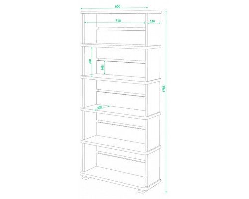 Стеллаж Домино СБ-25/5