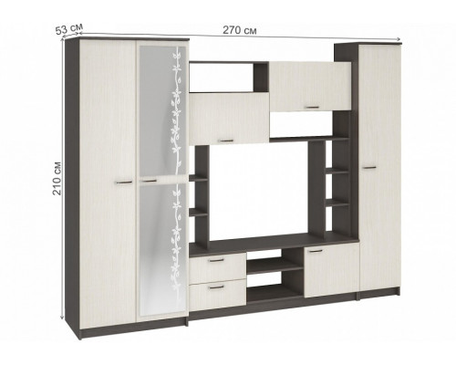Стенка для гостиной Марта-11