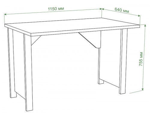 Стол письменный Бартоло СТД-115
