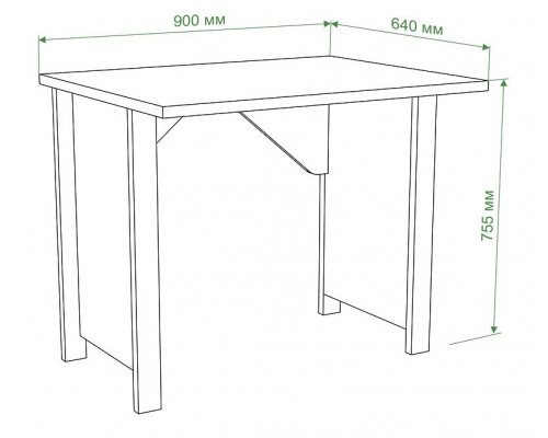 Стол письменный Бартоло СТД-90