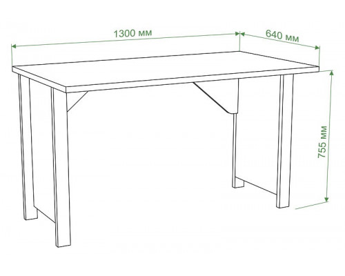 Стол письменный Бартоло СТД-130