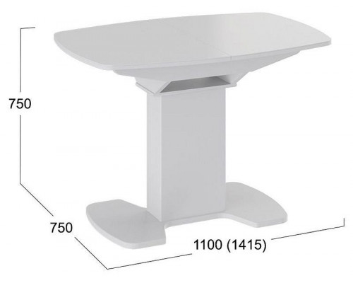 Стол обеденный Портофино СМ(ТД)-105.01.11(1)
