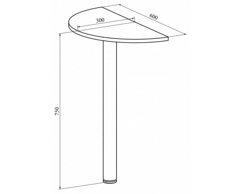 Стол приставной Офис ОФ-15