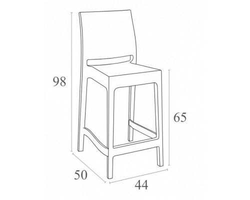 Стул барный Maya