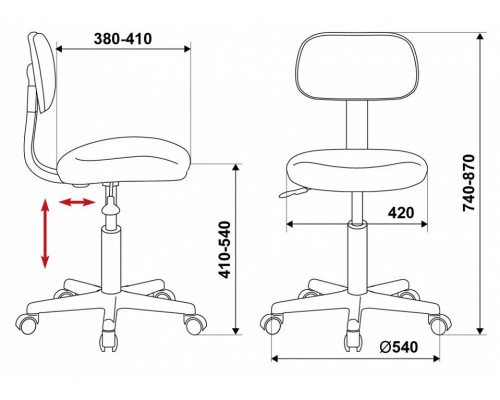 Стул компьютерный CH-1201NX/G