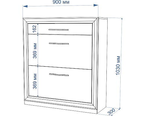 Тумба для обуви Нобиле ОБВ-90