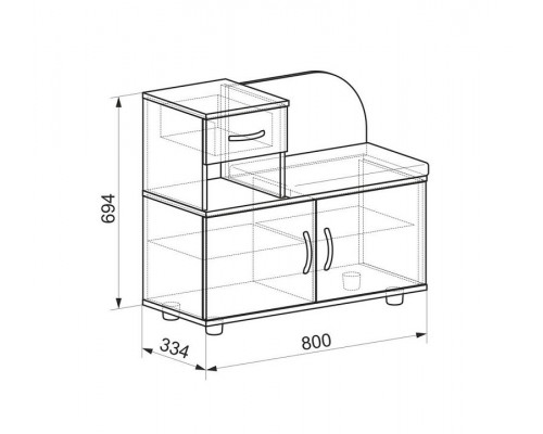 Тумба для обуви Аврора