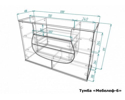 Тумба Мебелеф-6