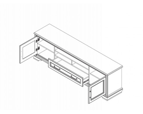 Тумба под ТВ Стилиус B169-RTV2D1S