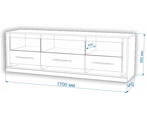 Тумба под ТВ Нобиле КА170