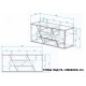 Тумба под ТВ Мебелеф-19