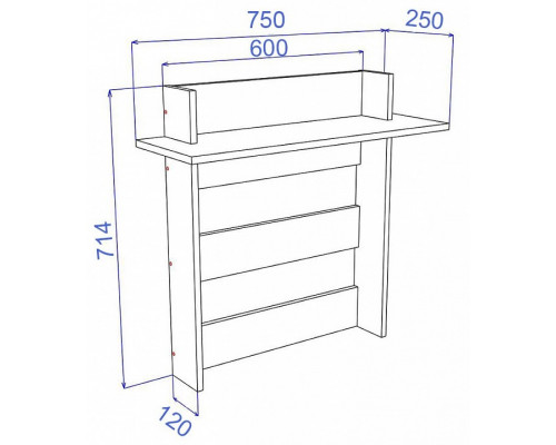 Вешалка-полка Cross ВЕШ1