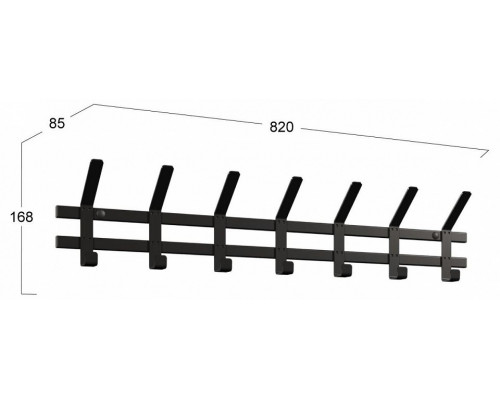 Вешалка настенная Торонто 7