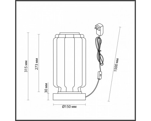 Настольная лампа декоративная Odeon Light Jam 5408/10TL