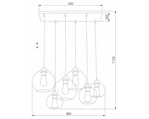 Подвесной светильник TK Lighting Cubus 2833 Cubus