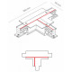 Соединитель T-образный для треков Nowodvorski Ctls Power 8246