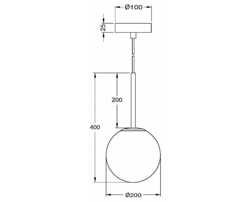 Подвесной светильник Maytoni Basic form MOD321PL-01B1