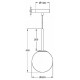 Подвесной светильник Maytoni Basic form MOD321PL-01B1