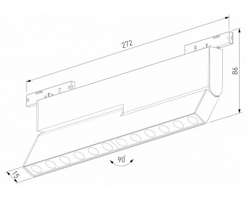 Накладной светильник Elektrostandard Mini Magnetic a067280