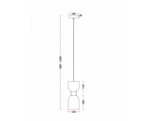 Подвесной светильник Freya Savia FR5203PL-01BS