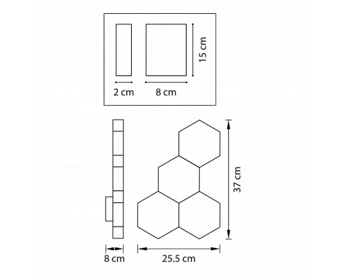 Накладной светильник Lightstar Favo LED 750642