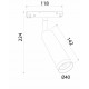 Светильник на штанге Elektrostandard Slim Magnetic a061302