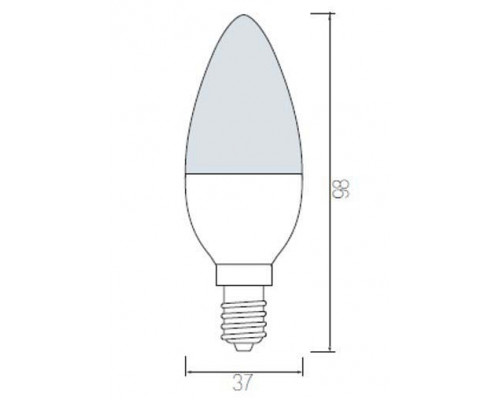 Лампа светодиодная Horoz Electric HL4360L E14 4Вт 6400K HRZ00000022