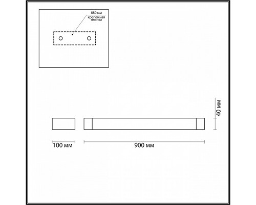 Накладной светильник Odeon Light Arno 3887/24WW