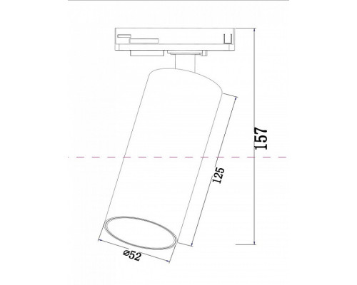 Светильник на штанге Maytoni Focus LED TR021-1-12W3K