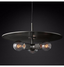 Подвесной светильник Imperiumloft Rh Utilitaire Disk Triple Pendant 40.2340