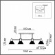 Люстра на штанге Lumion Corne 8113/6