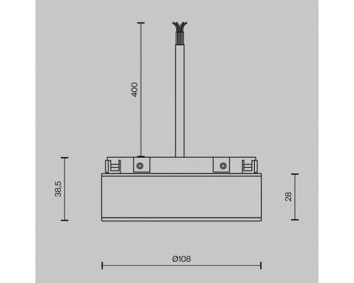 Блок питания Maytoni Power Supply Basity TRA172DR-100W-DS-B