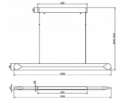 Подвесной светильник Maytoni Motion MOD276PL-L40B3K