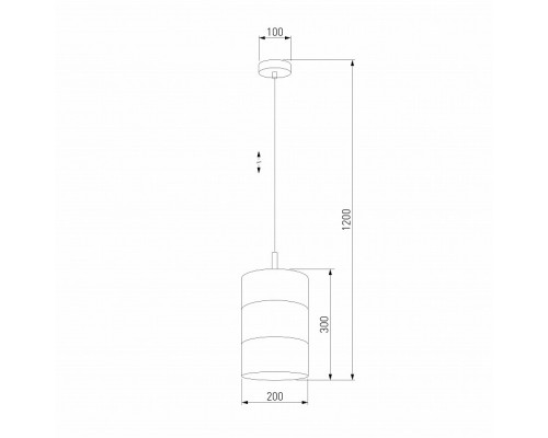 Подвесной светильник TK Lighting Bogart 3214 Bogart Black