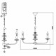 Подвесная люстра EVOLUCE Attic SLE1117-203-05