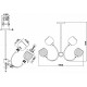 Люстра на штанге EVOLUCE Tratti SLE1136-302-06