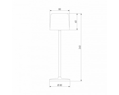 Настольная лампа декоративная Elektrostandard Bitty a069002