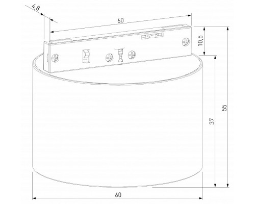 Накладной светильник Elektrostandard Mini Magnetic a067278