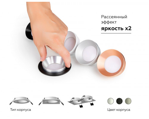 Встраиваемый светильник Ambrella Light C C7622