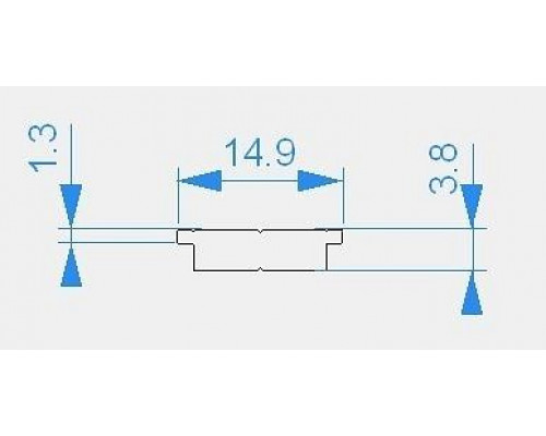 Профиль накладной Deko-Light T-01-10 970762