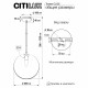 Подвесной светильник Citilux Томми CL102633