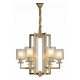 Подвесная люстра LUMINA DECO Manhattan LDP 8012-6 F.GD