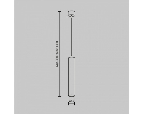 Подвесной светильник Maytoni Focus LED P072PL-L12W4K-BS